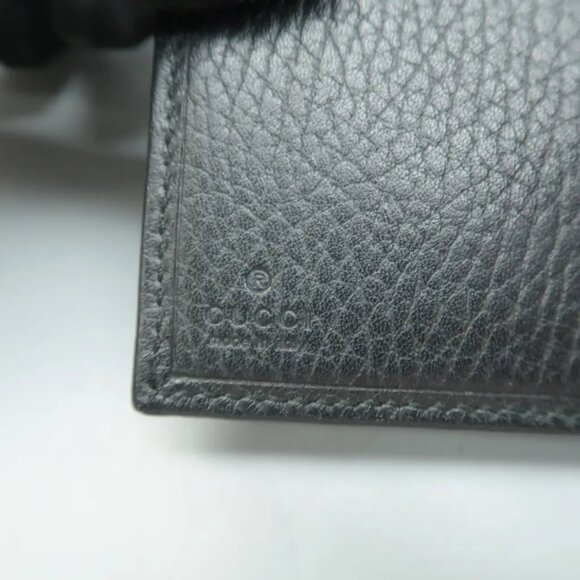 100% Authentic GUCCI Black Leather Wallet - Picture 12 of 12